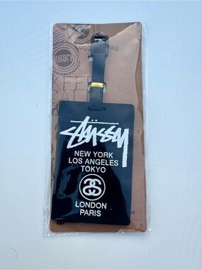 Stussy Logo Silicones Luggage Tag